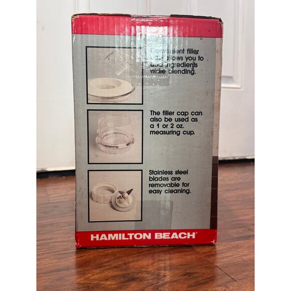 Vintage HTC Sealed New in Box 50s Hamilton Beach Blender Model 610w 14 Speed - Picture 5 of 7